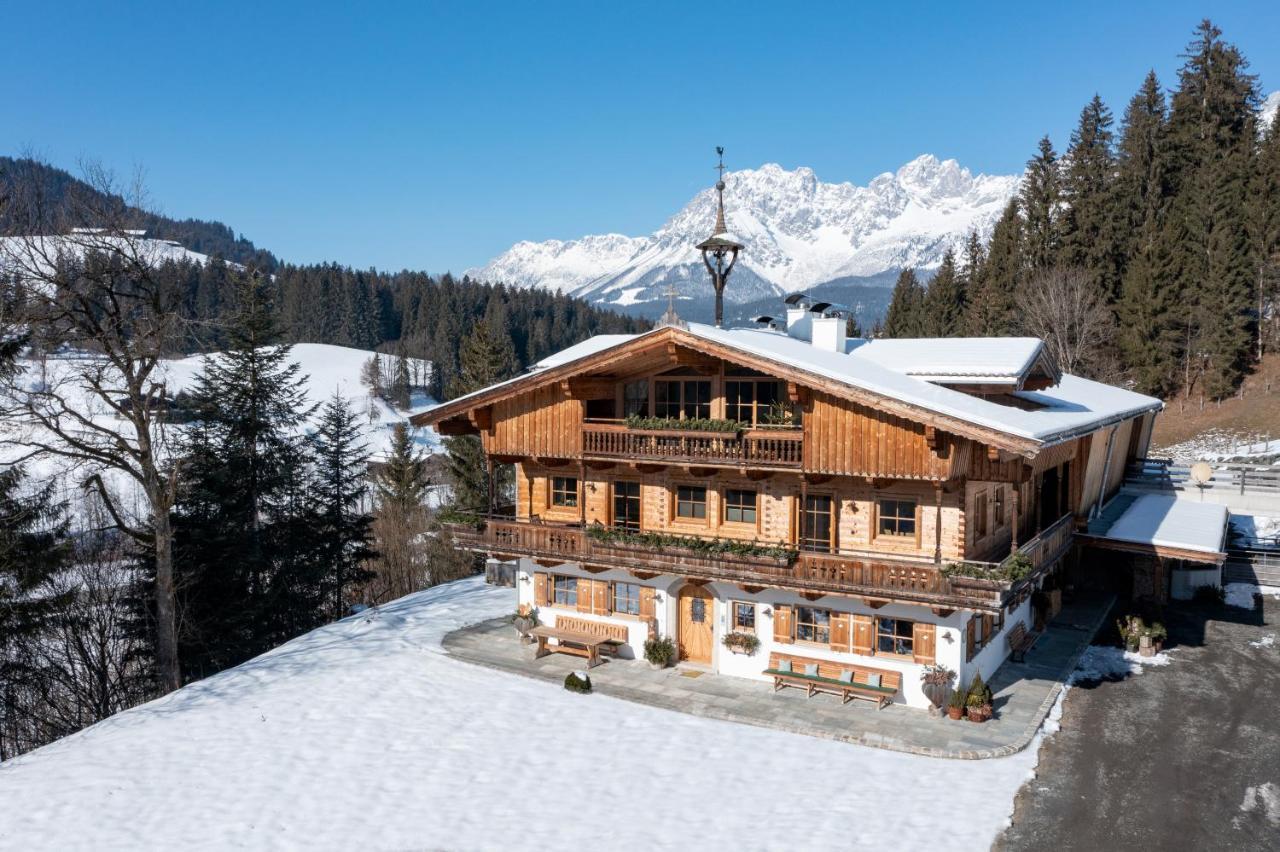 Luxusappartement Alpenliebe โอแบร์นดอร์ฟ อิน ทิโรล ภายนอก รูปภาพ